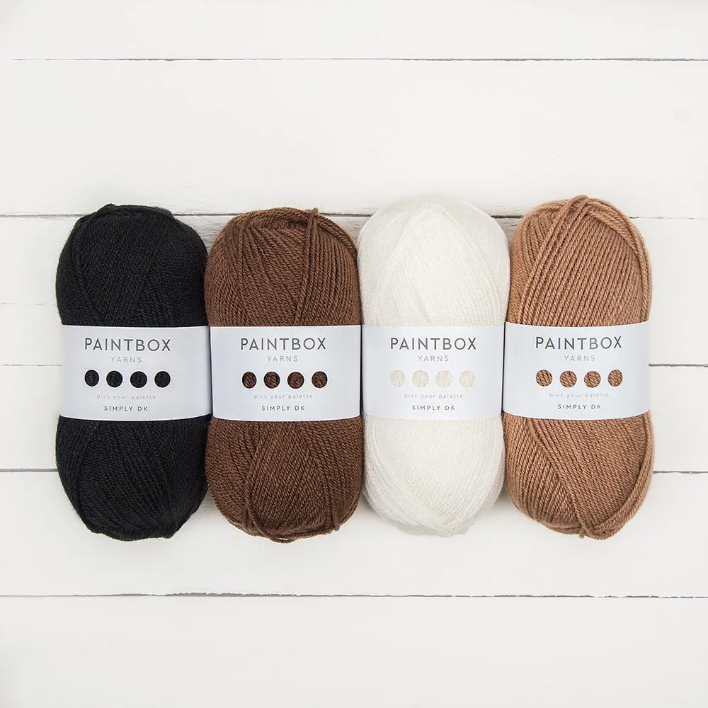 Paintbox Yarns Simply DK Acrylgarn Hazel the Cat 4x100g