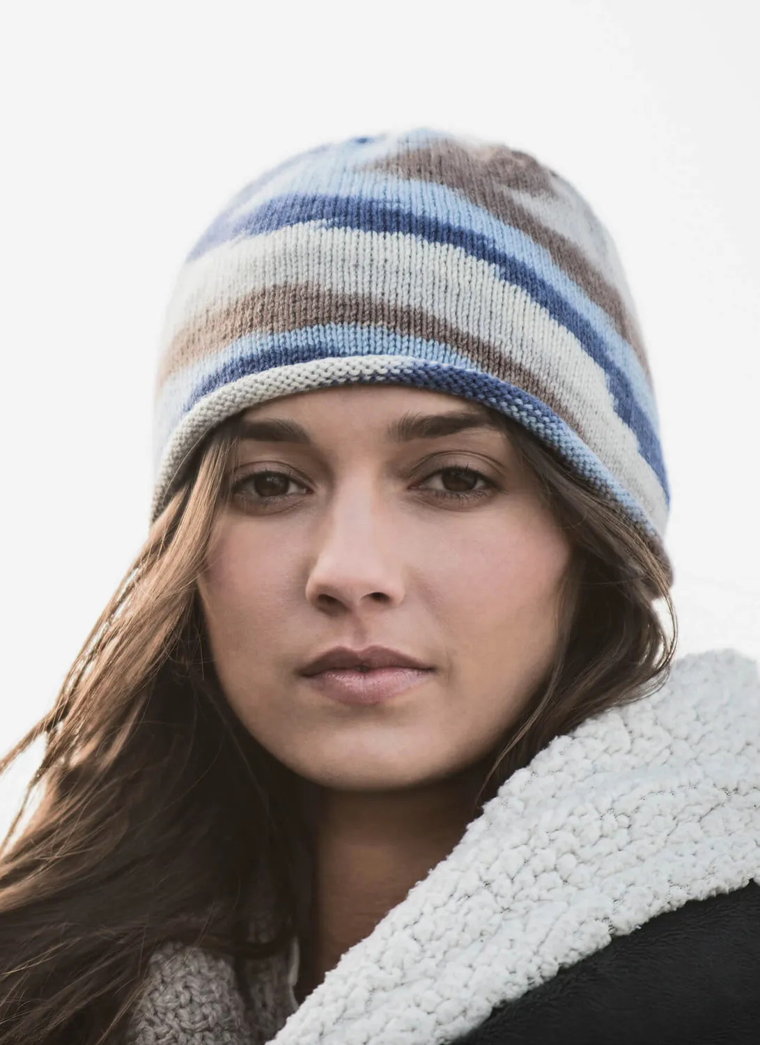 Blue Sky Fibers Marble Hat Strickanleitung Dünne Mütze
