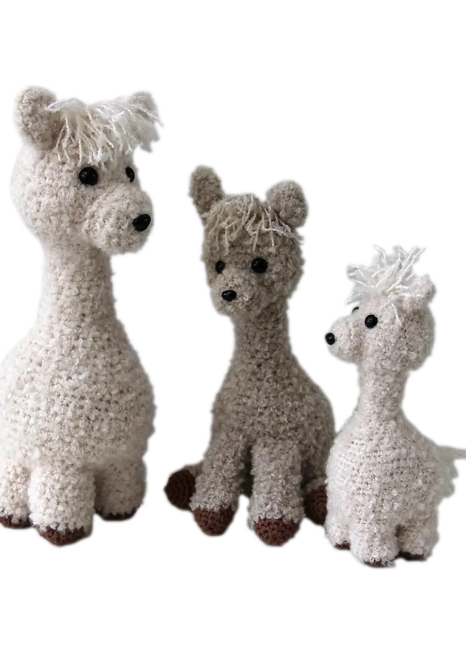 Go Handmade Alpaca Family Häkelanleitung 25-35cm