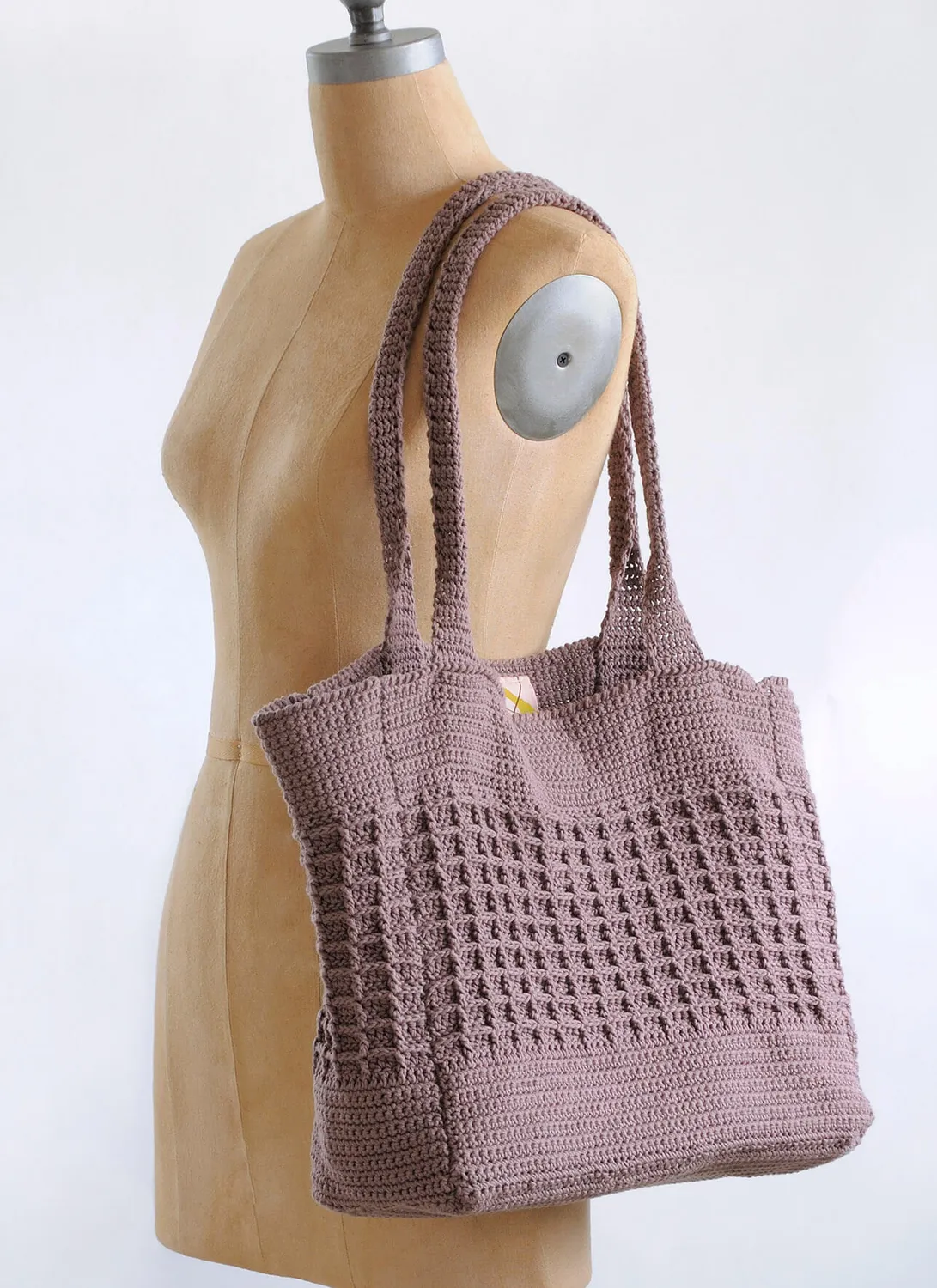 Blue Sky Fibers Market Tote Strickanleitung PDF strukturiert