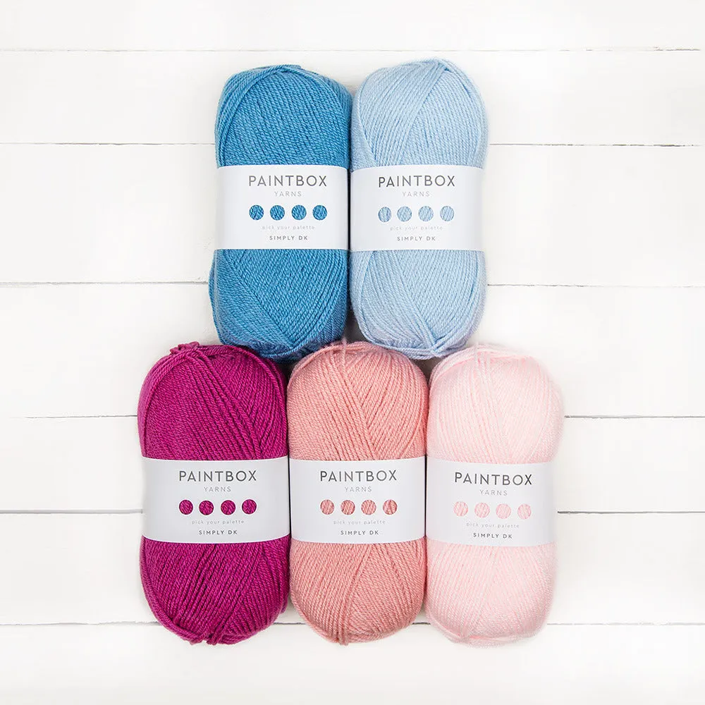 Paintbox Yarns Simply DK 5er Farbpaket Wolle Hedgerow Acryl