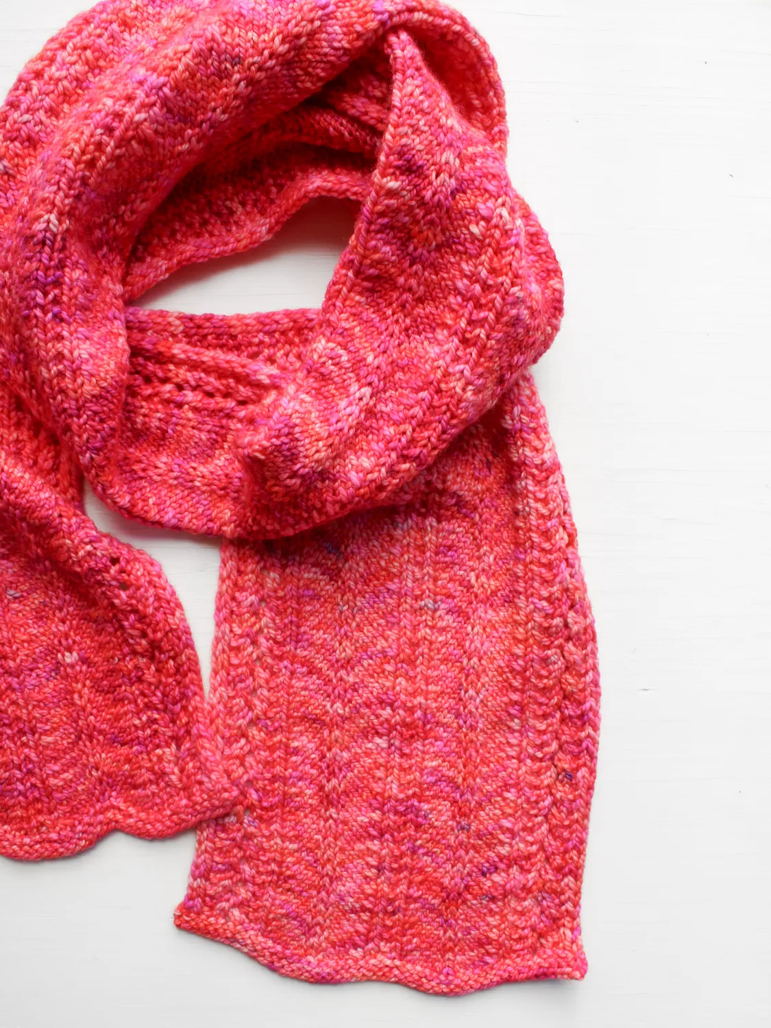 Madelinetosh Snowbird Scarf PDF Strickanleitung DK Halswärmer
