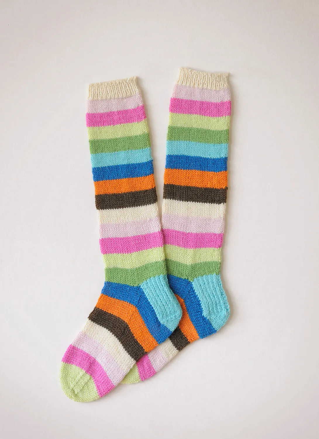 Blue Sky Fibers Classic Popsicle Socks Strickanleitung Streifen