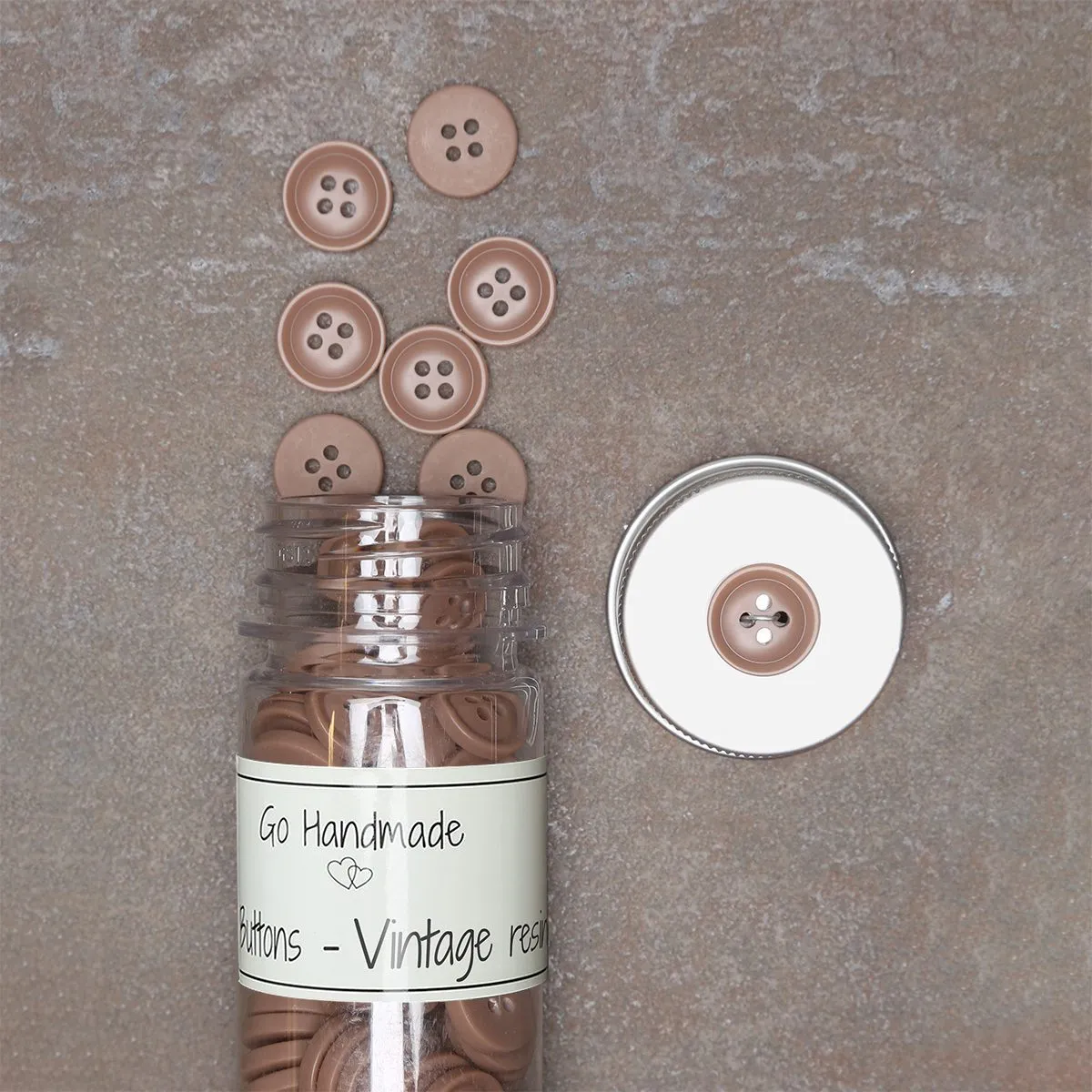 Go Handmade Vintage Resin Knöpfe 18 mm Flasche