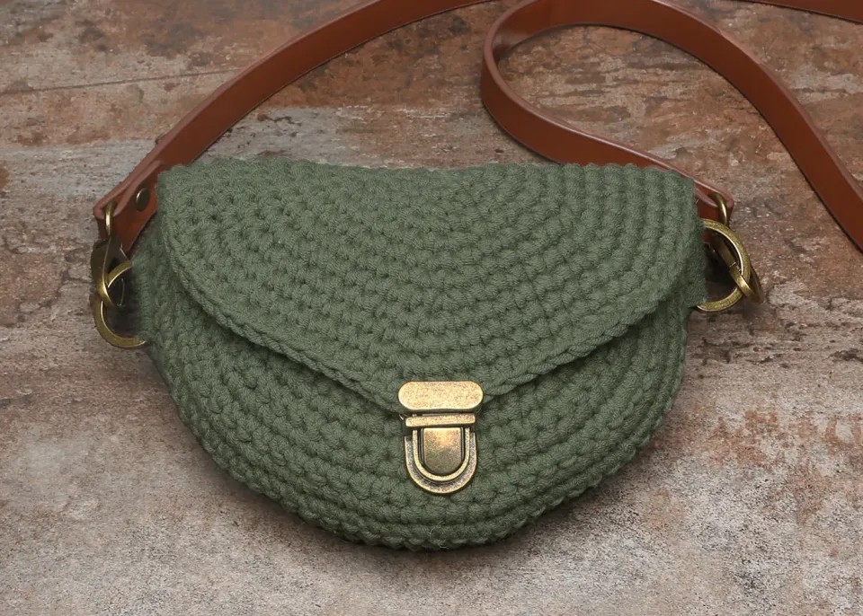 Go Handmade Mini Moon Bag Häkelanleitung Cosy Tasche