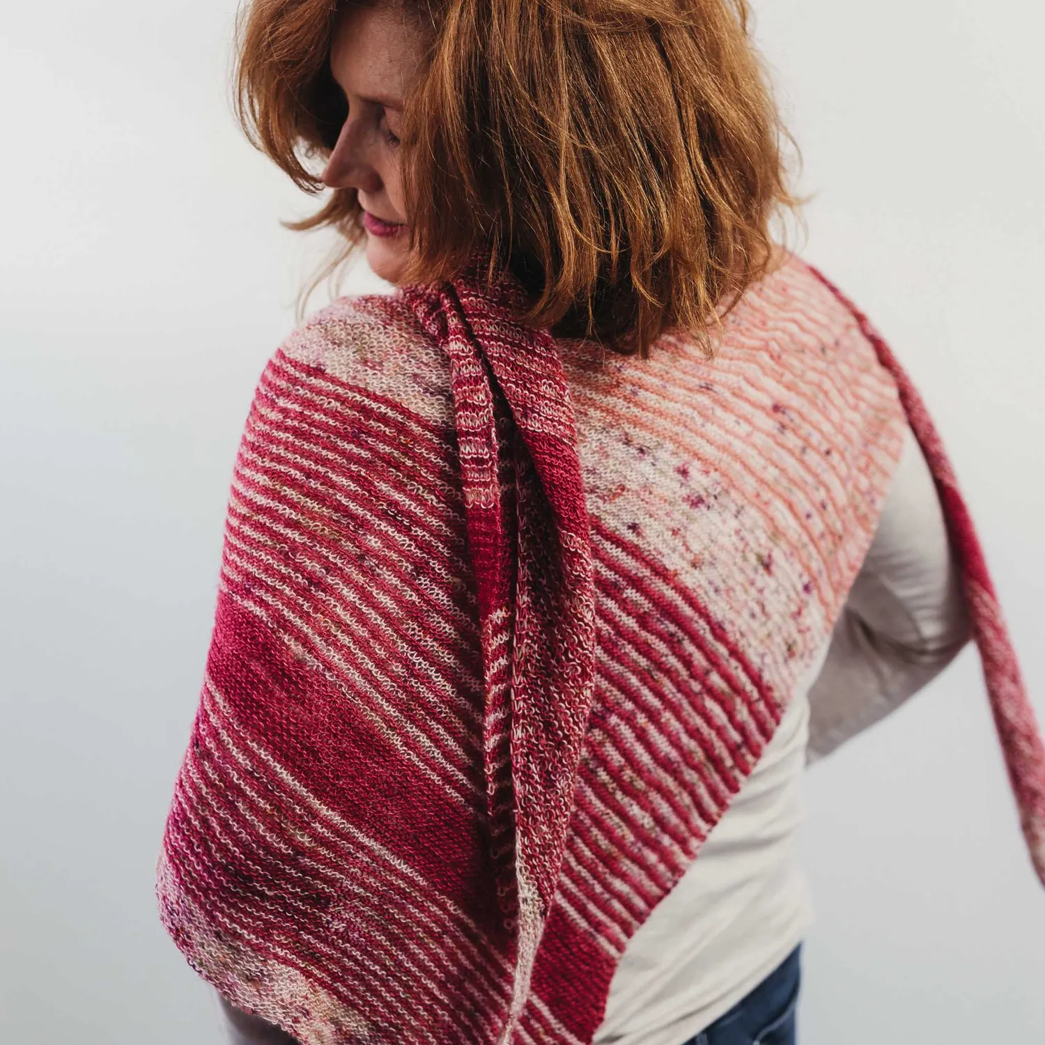 Cowgirlblues Sideways Shawl Strickset Multicolour
