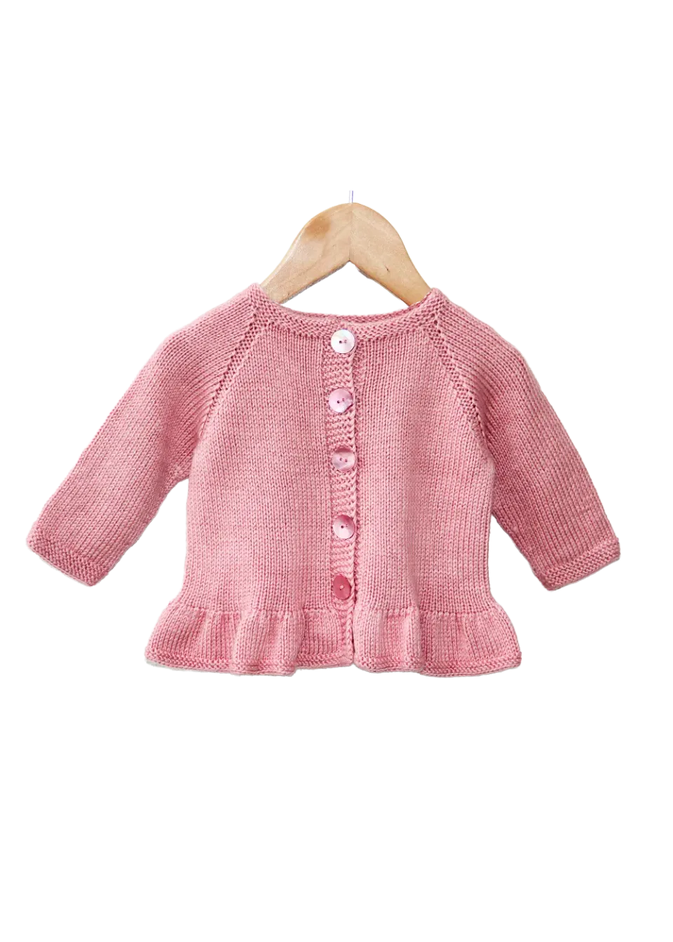 Go Handmade Cardigan Flounce Anleitung 3-6 M Bambus