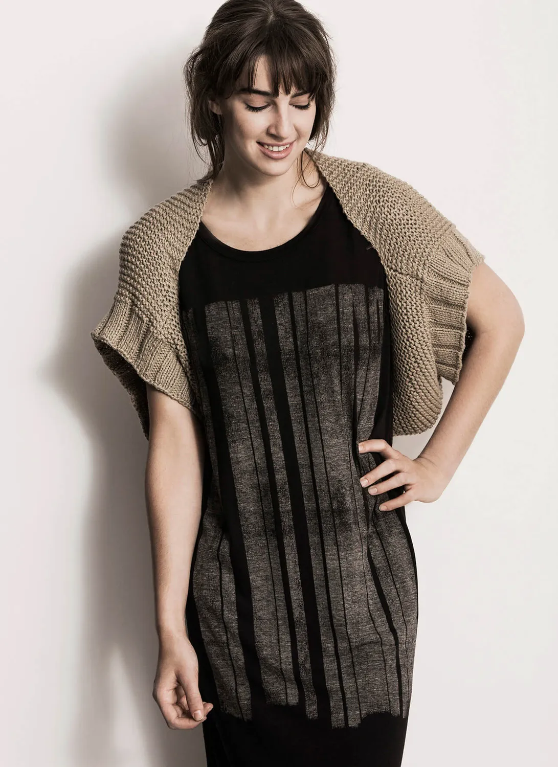 Blue Sky Fibers Classic Series Afton Shrug Strickanleitung Bio-Baumwolle