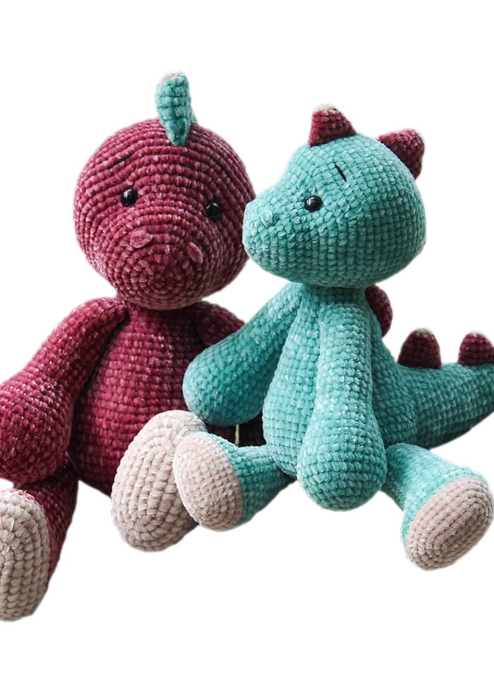 Go Handmade Dinoer Häkelanleitung Dino 40-48cm