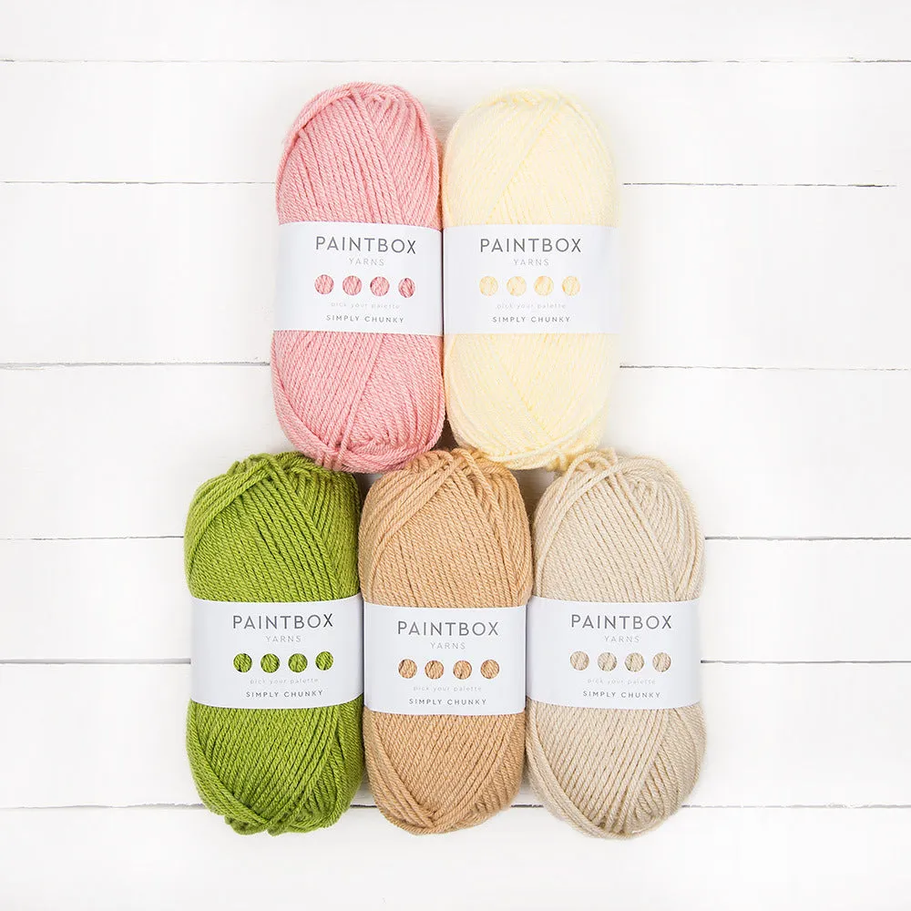 Paintbox Simply Chunky Strickgarn 5x100g Designer Picks Set