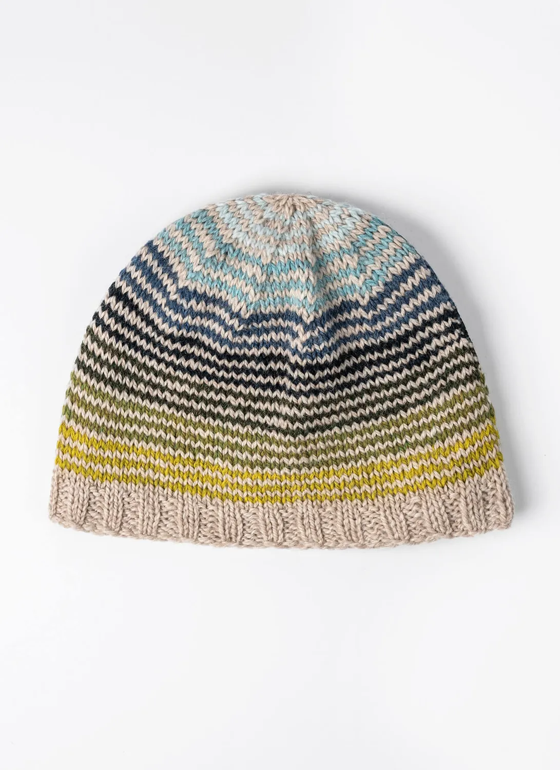 Blue Sky Fibers Corning Gradient Trio Cap Strickanleitung Mütze