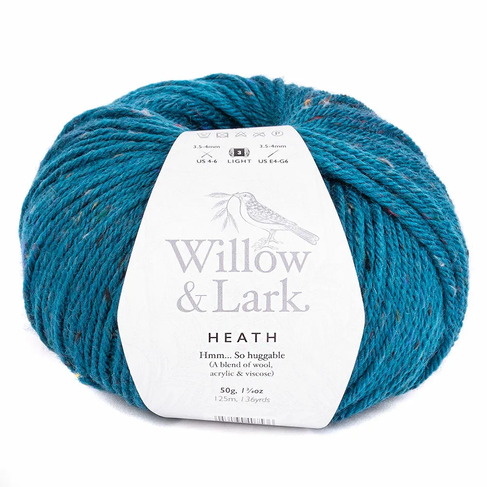 Willow & Lark Heath Tweedgarn DK 10 Erdtöne