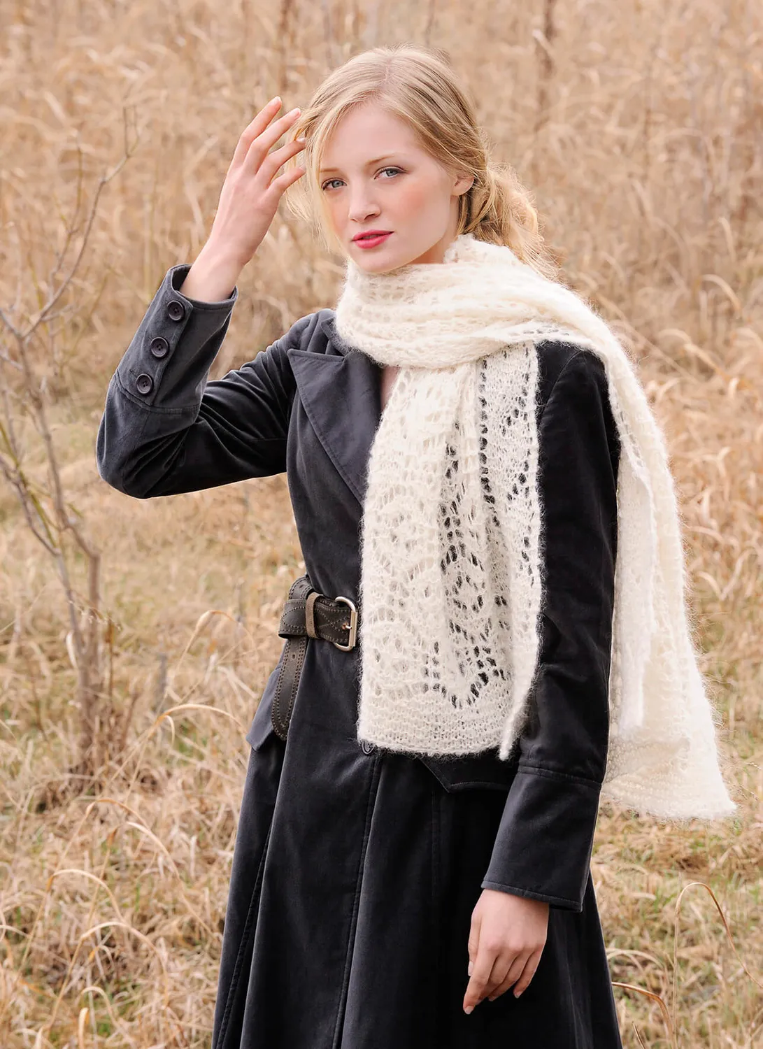 Blue Sky Fibers Classic Series Brushed Suri Wrap Strickanleitung Lace