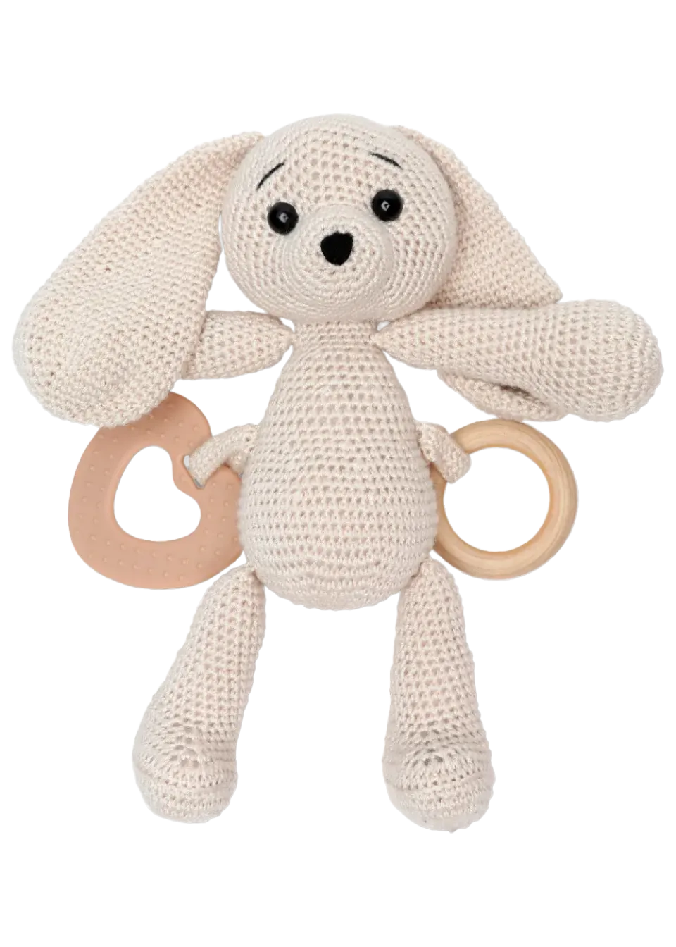 Go Handmade Sensory Bunny Häkelhase 26 cm