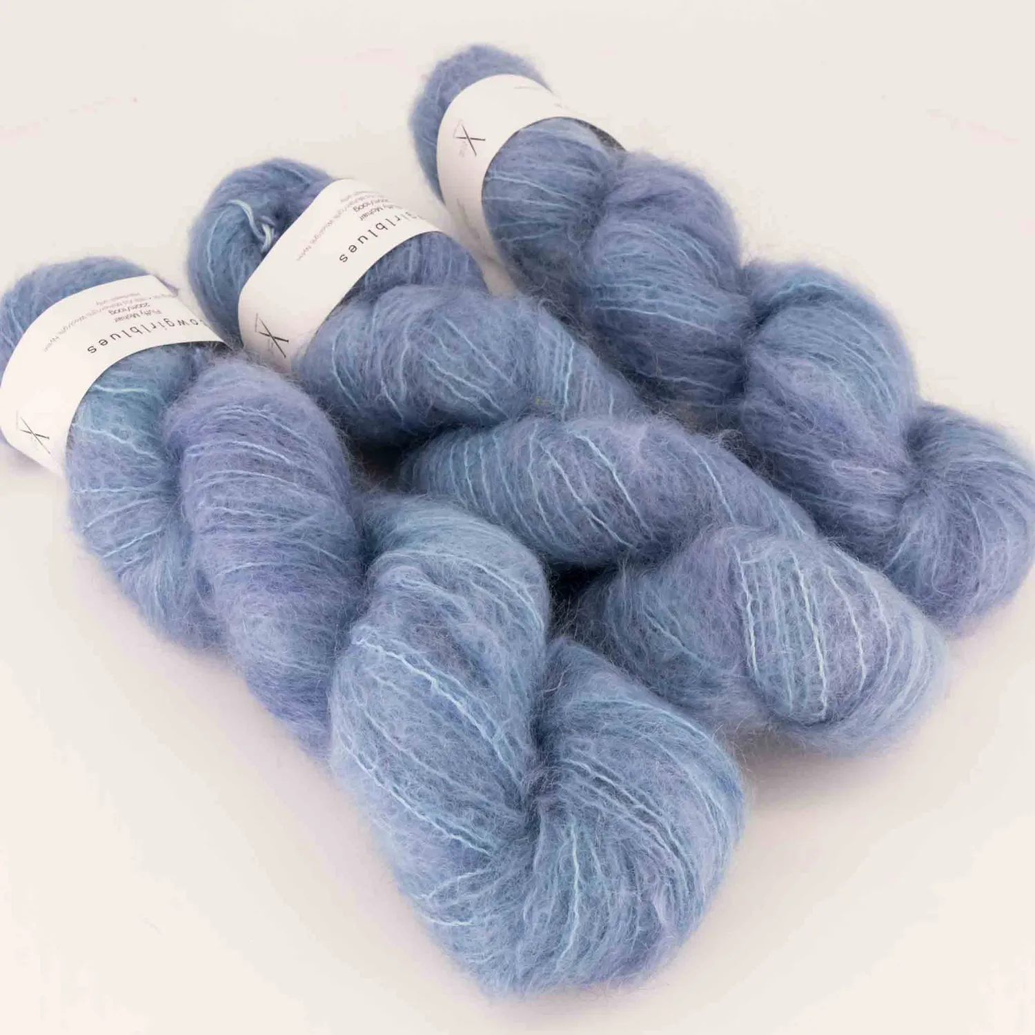 Cowgirlblues Fluffy Seagrass Mohairwolle handgefärbt