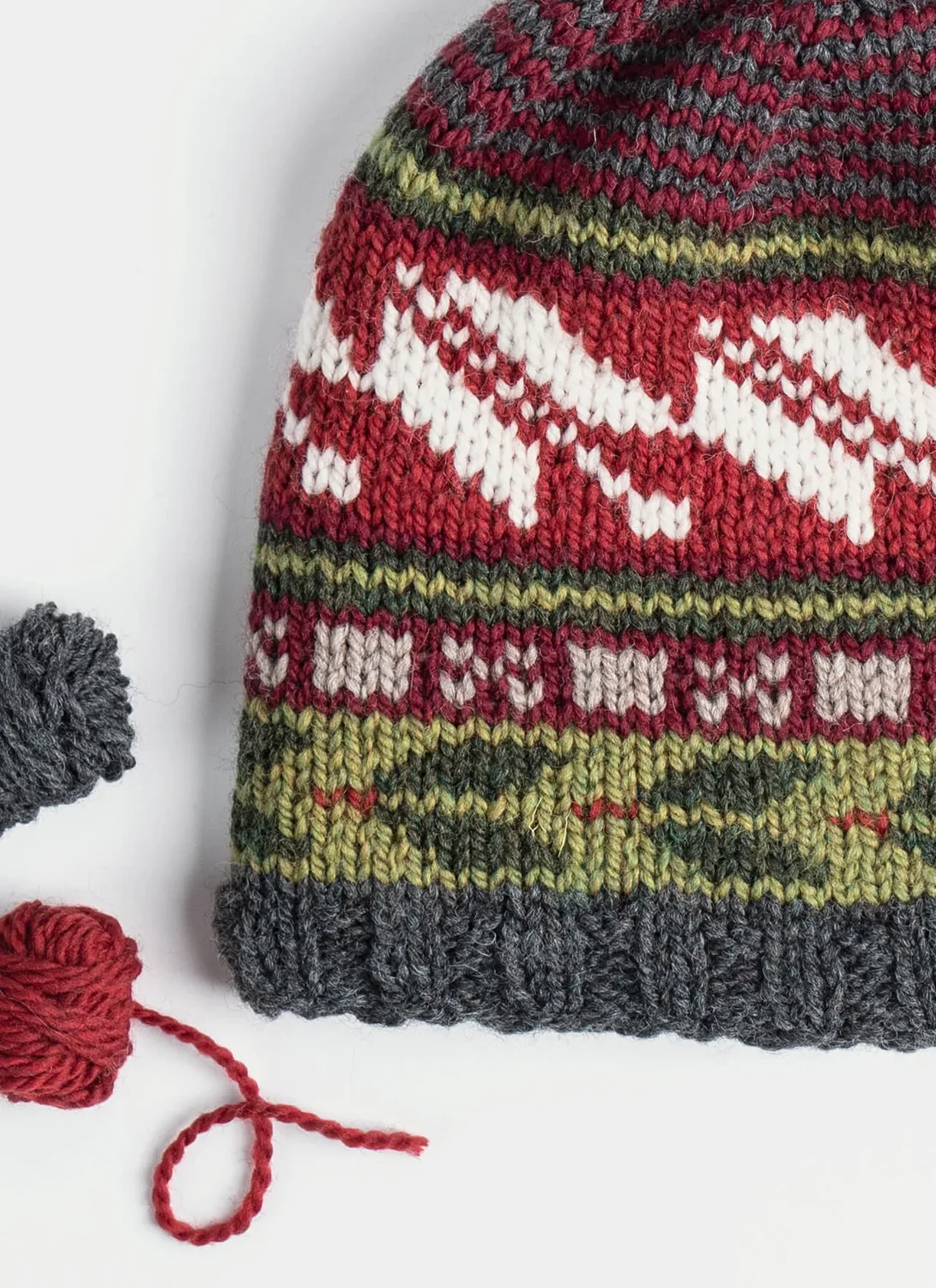 Blue Sky Fibers Merry & Bright Strickanleitung Mütze