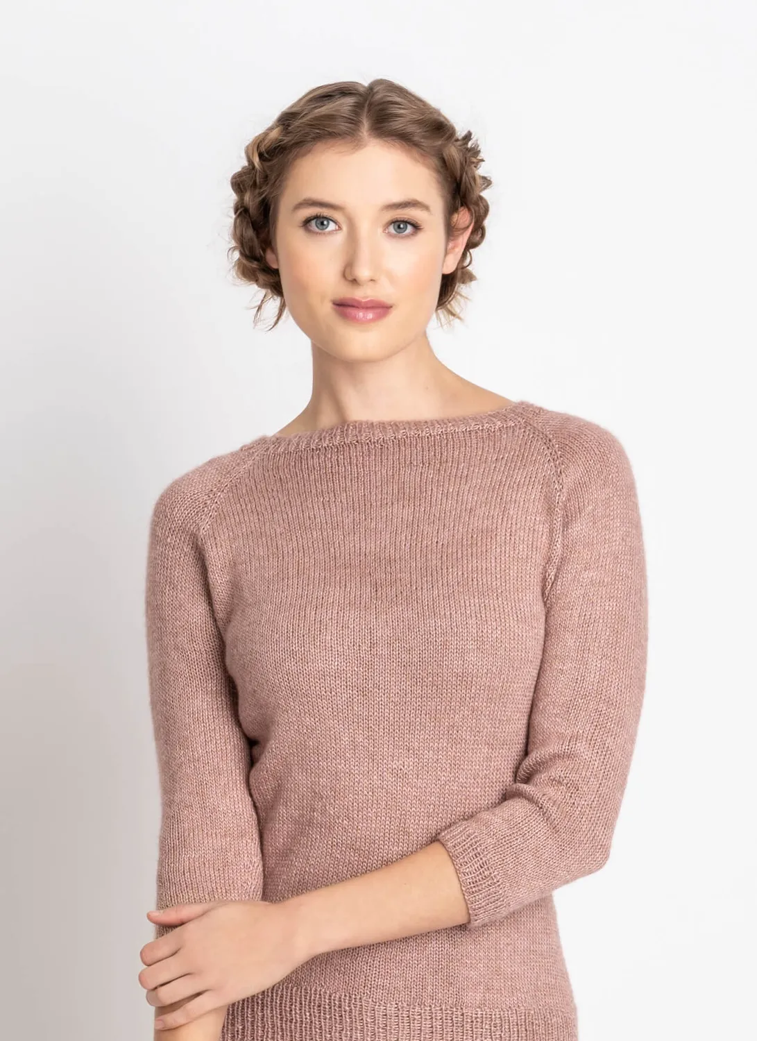 Blue Sky Fibers Montrose Pullover Strickanleitung Top-Down