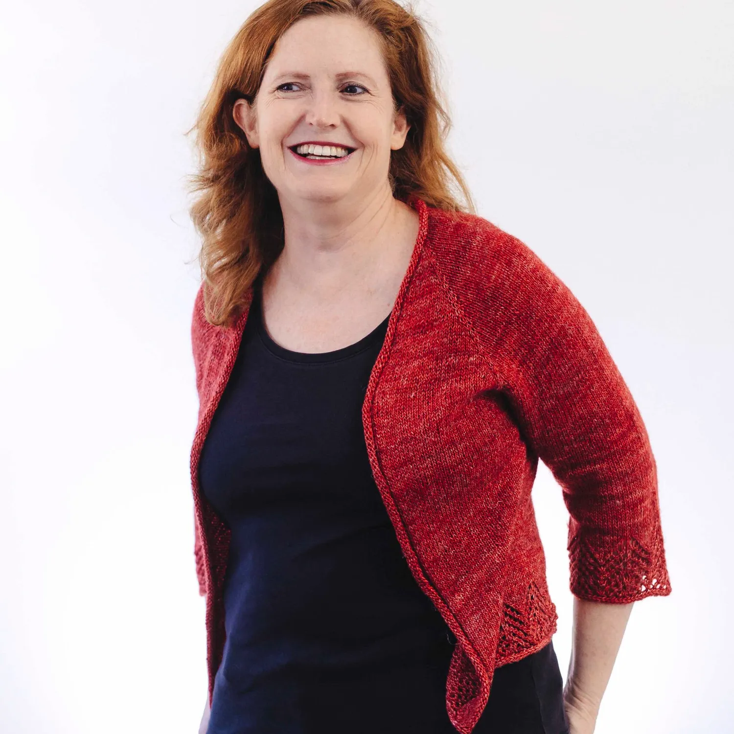 Cowgirlblues Ochre Cardigan Strickset Wolle ocker