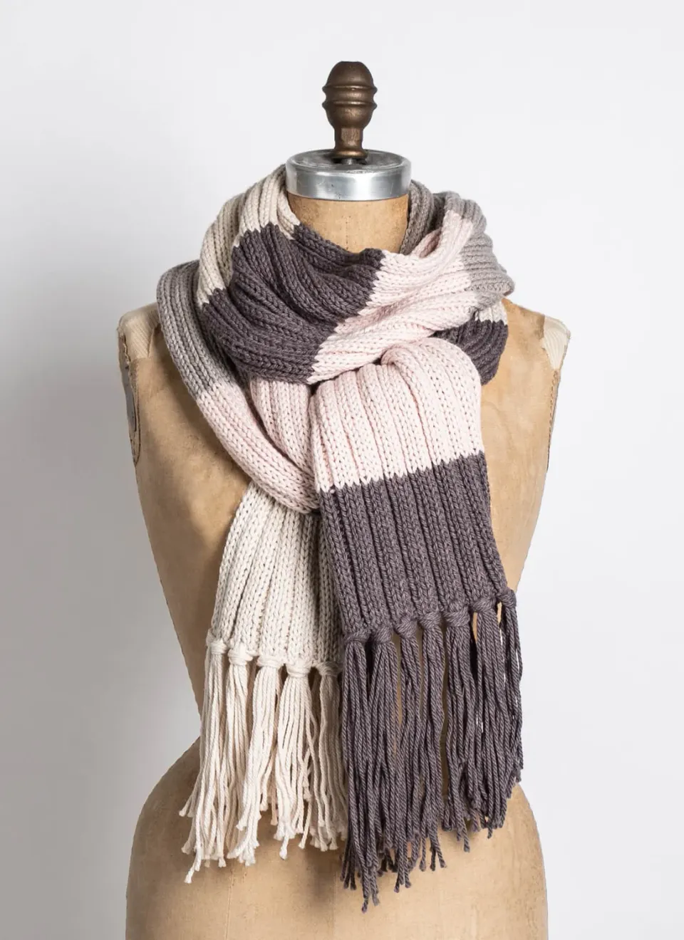 Blue Sky Fibers Tolland Scarf Strickanleitung PDF Colorblock