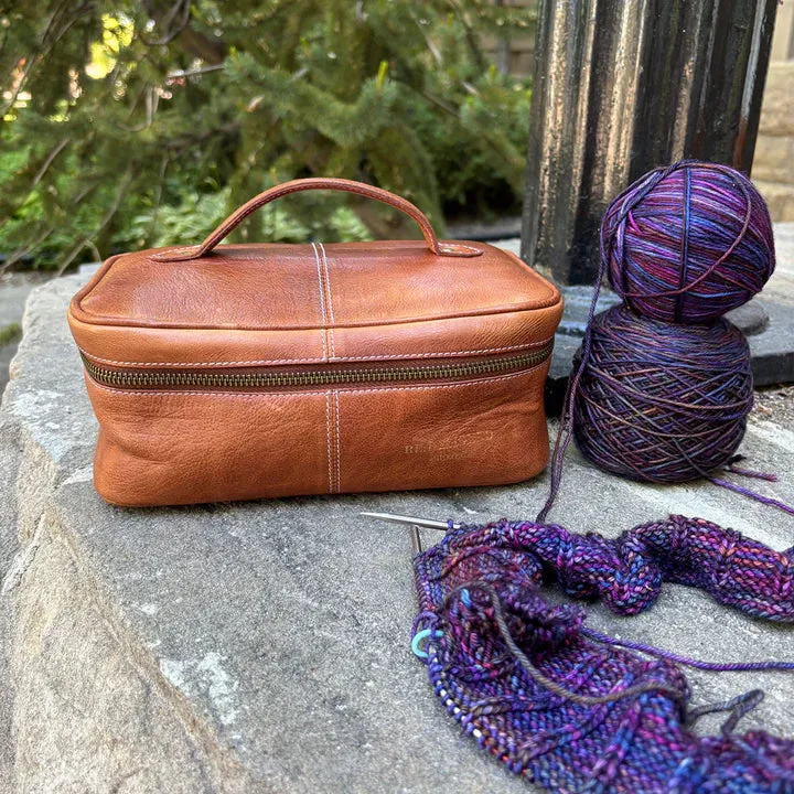 Re:Designed Project 31 Leder-Projekttasche Stricken