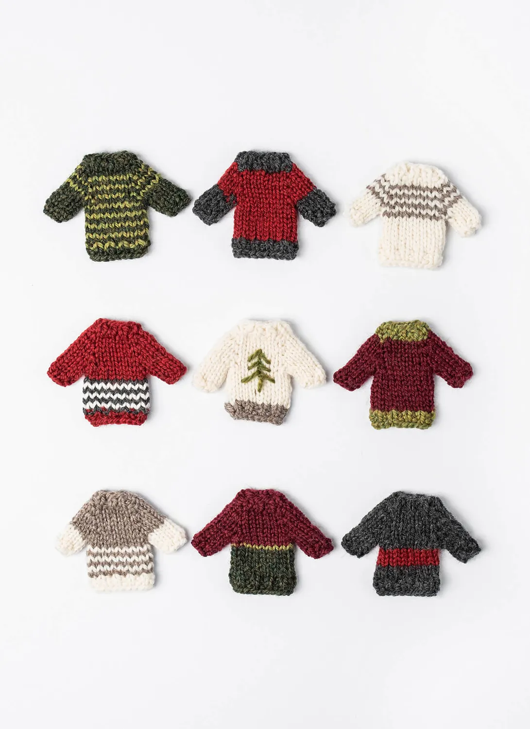 Blue Sky Fibers Tiny Holiday Collection Mini Deko Strickanleitung