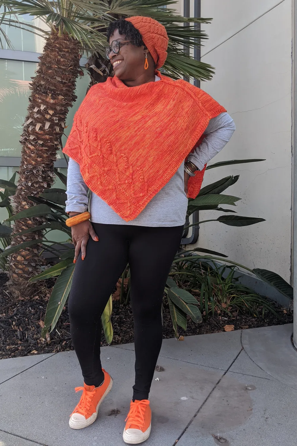 Madelinetosh Orange Love Poncho Strickanleitung PDF Tosh Vintage