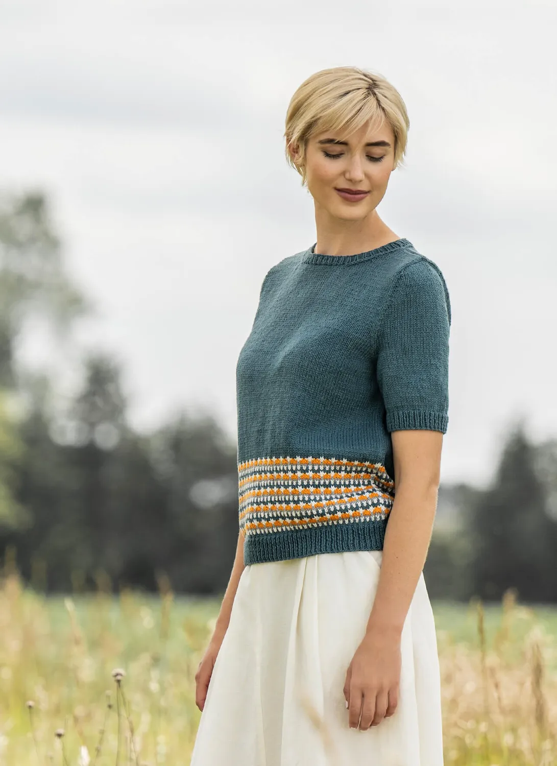 Blue Sky Fibers Divisadero Tee 202410 Strickanleitung Sommertop