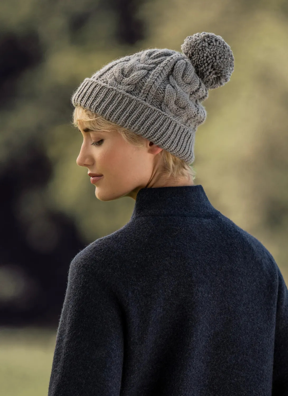 Blue Sky Fibers Duluth Hat Strickanleitung Zopfmütze Nr 202353