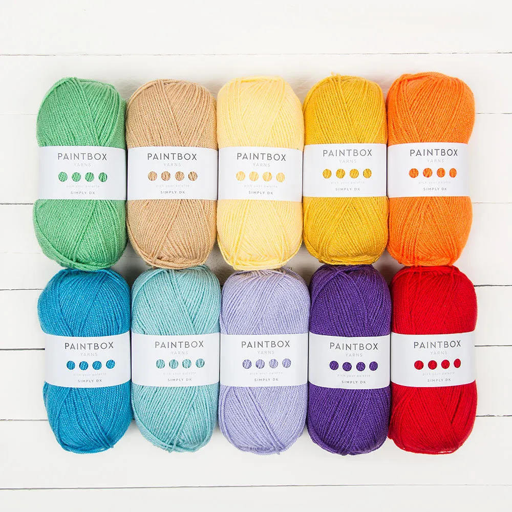 Paintbox Yarns Simply DK Wolle 10x100g Designer Picks