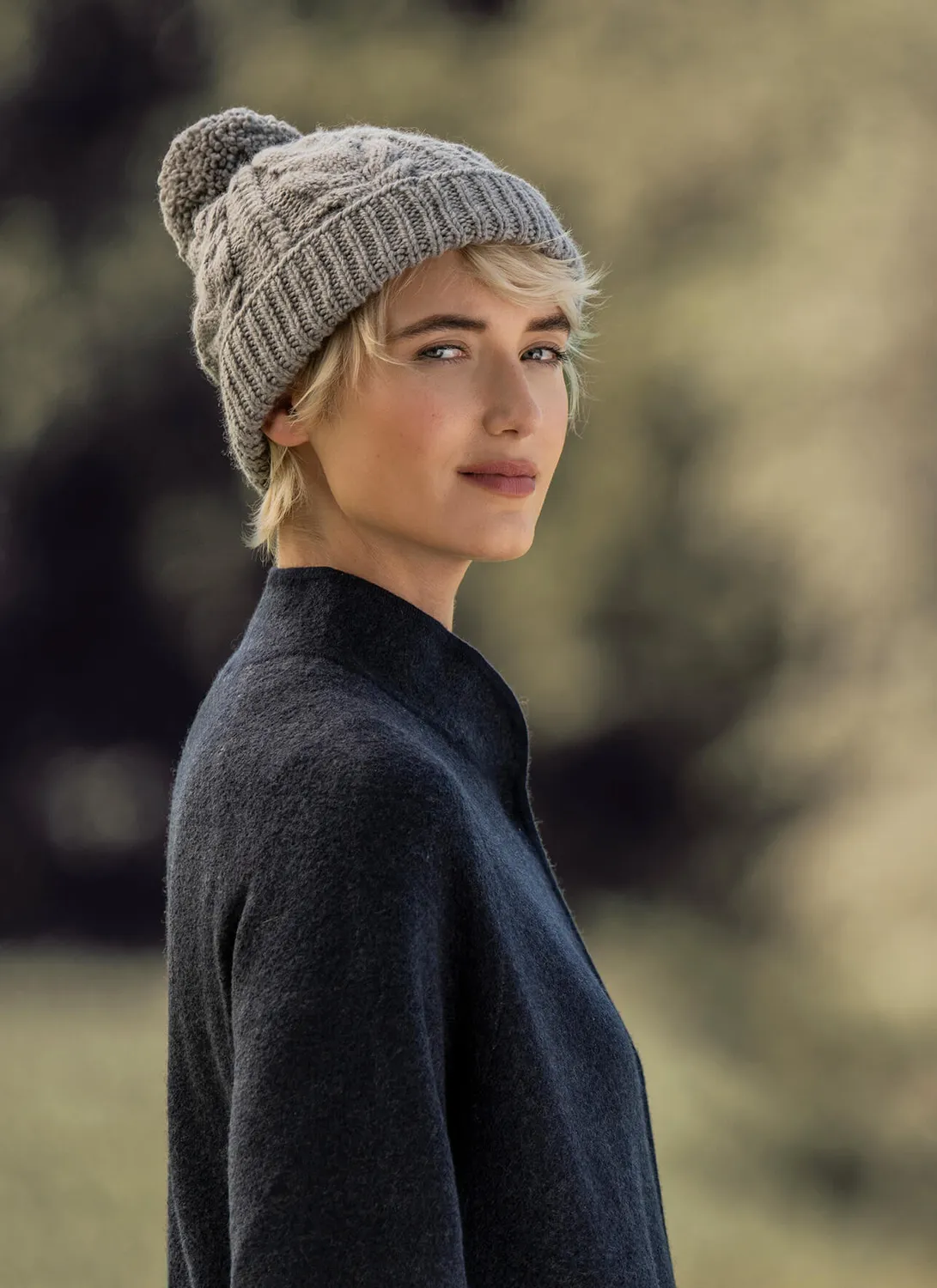 Blue Sky Fibers Duluth Hat Strickanleitung Zopfmütze Nr 202353