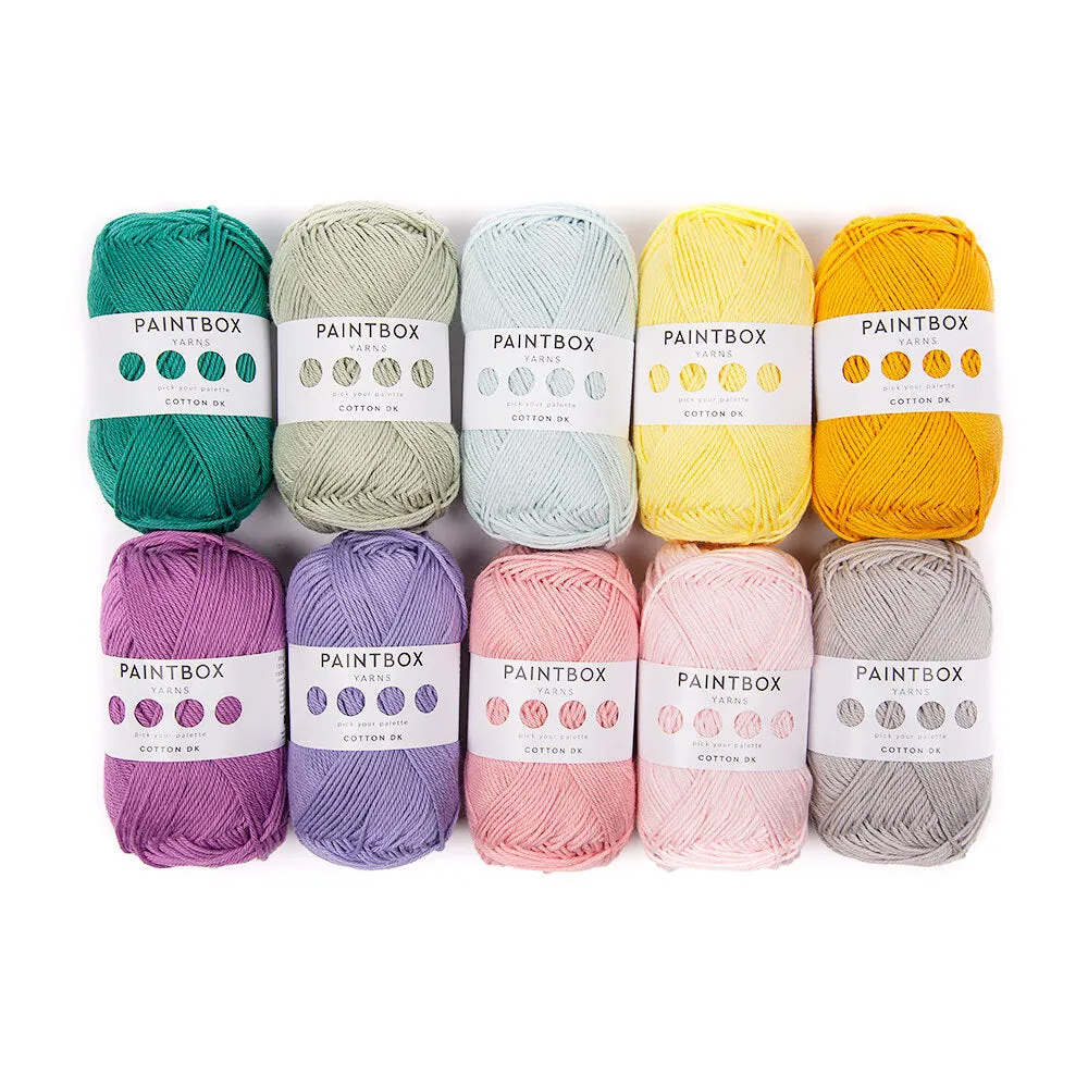 Paintbox Yarns Cotton DK Baumwolle 10x50g Set