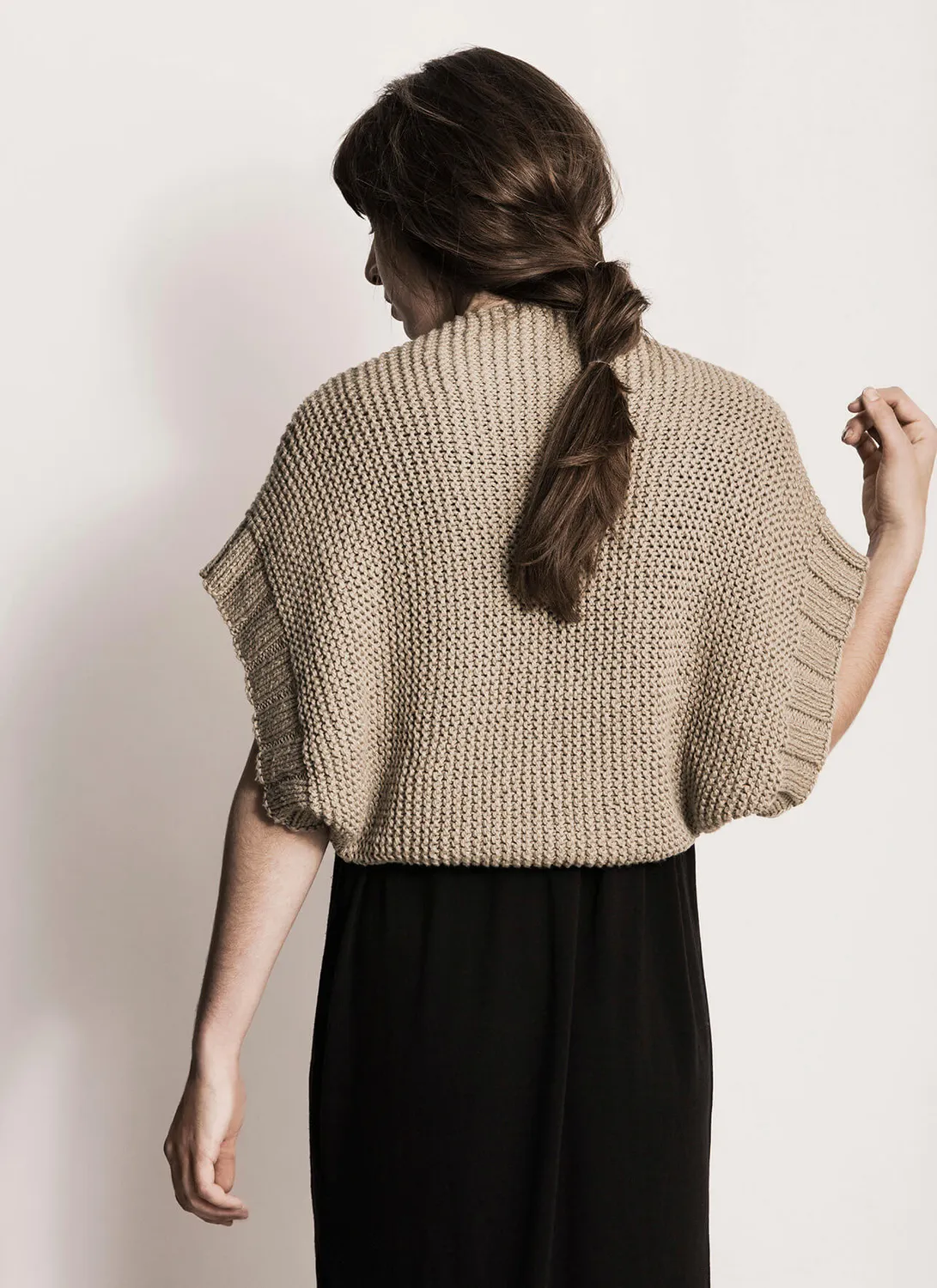 Blue Sky Fibers Classic Series Afton Shrug Strickanleitung Bio-Baumwolle