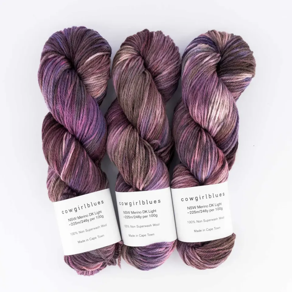 Cowgirlblues NSW Merino DK Single Ladies Wolle 100g Lila