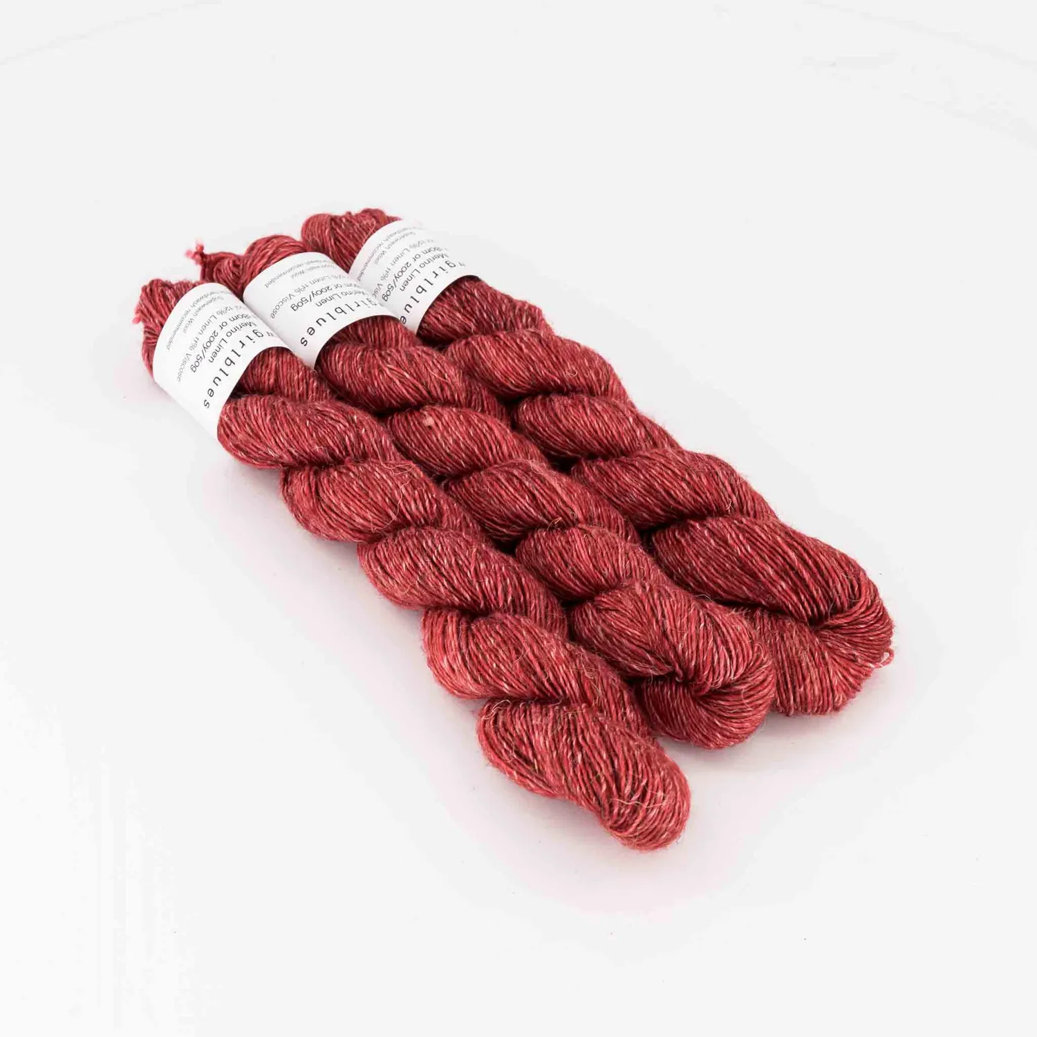 Cowgirlblues Merino Linen 50g Dusty Rose Wolle handgefärbt