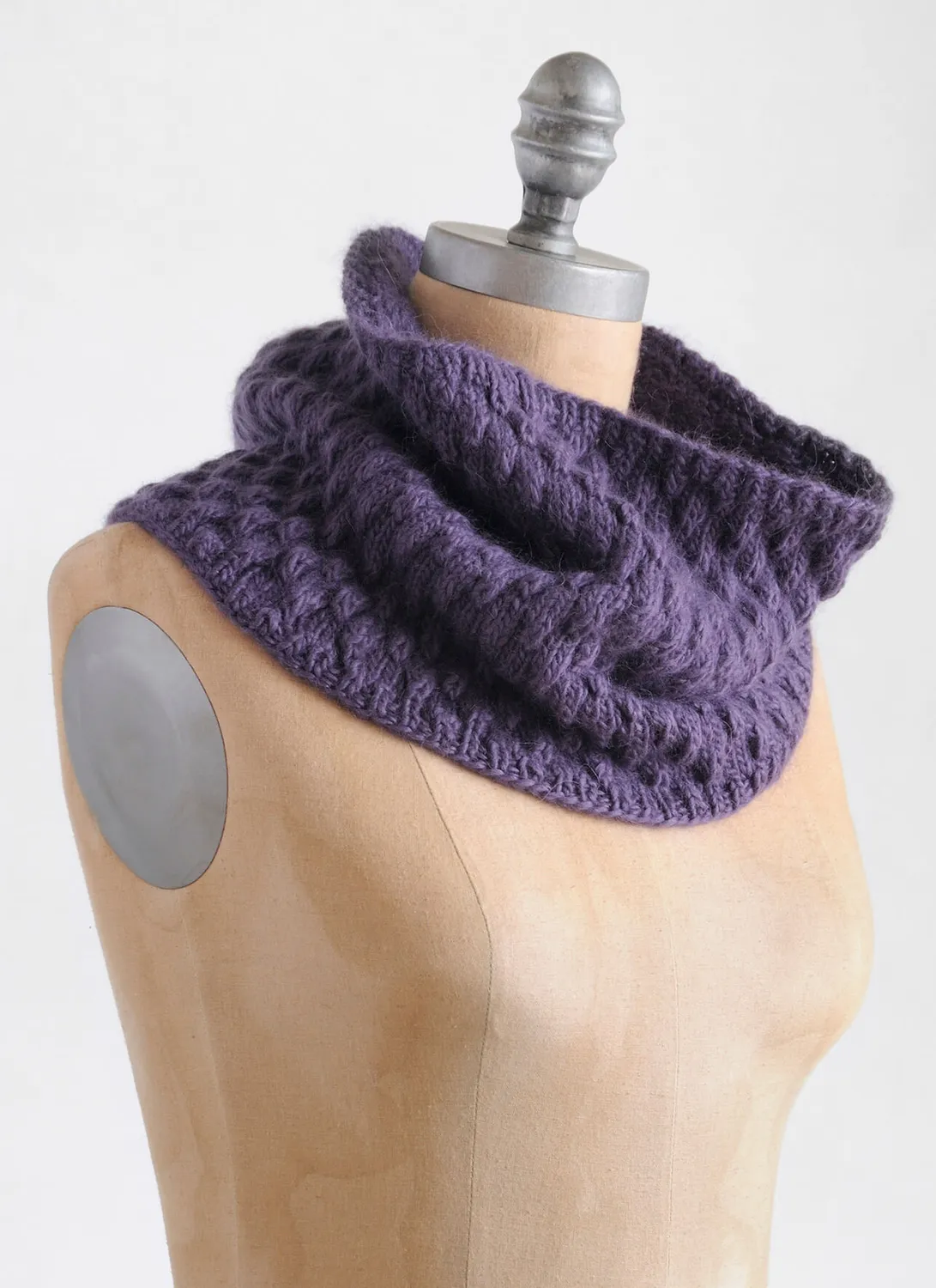 Blue Sky Fibers Classic Series Pangolin Cowl Strickanleitung Struktur