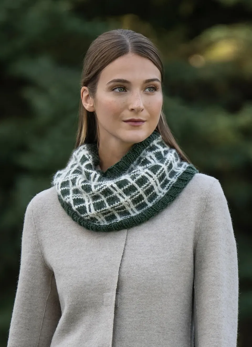 Blue Sky Fibers Classic 202607 Emerald Isle Cowl Strickanleitung