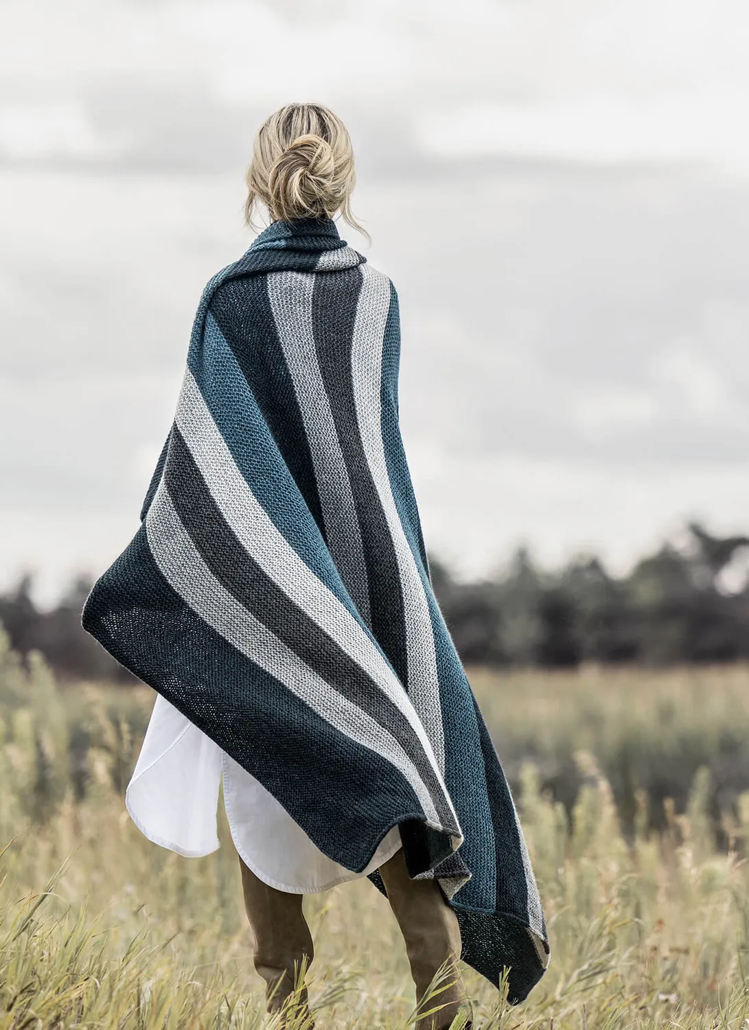 Blue Sky Fibers Berkeley Blanket 202308 Strickanleitung Decke