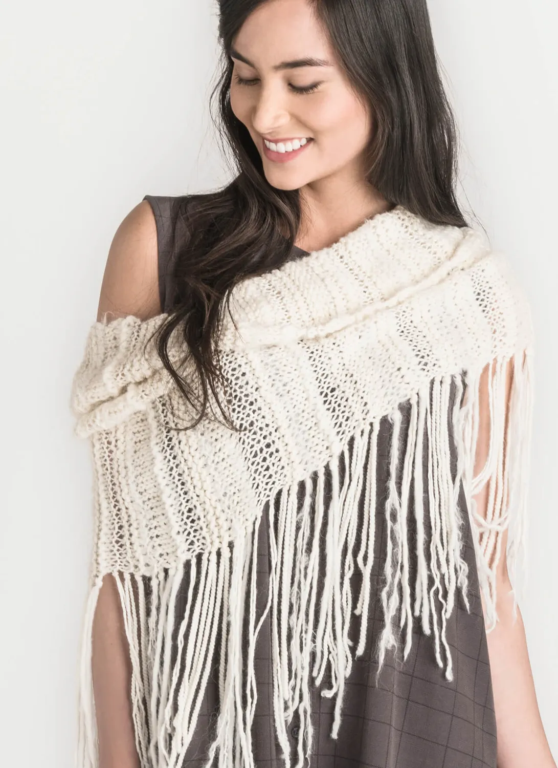 Blue Sky Fibers Classic Series Kingston Wrap Strickanleitung 6 Garne