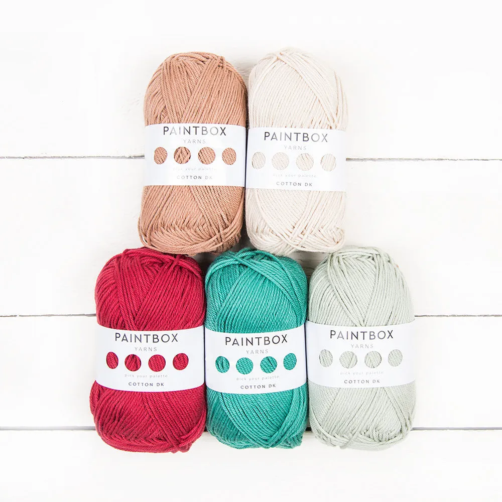 Paintbox Yarns Cotton DK Baumwollgarn 5x50g Design-Set