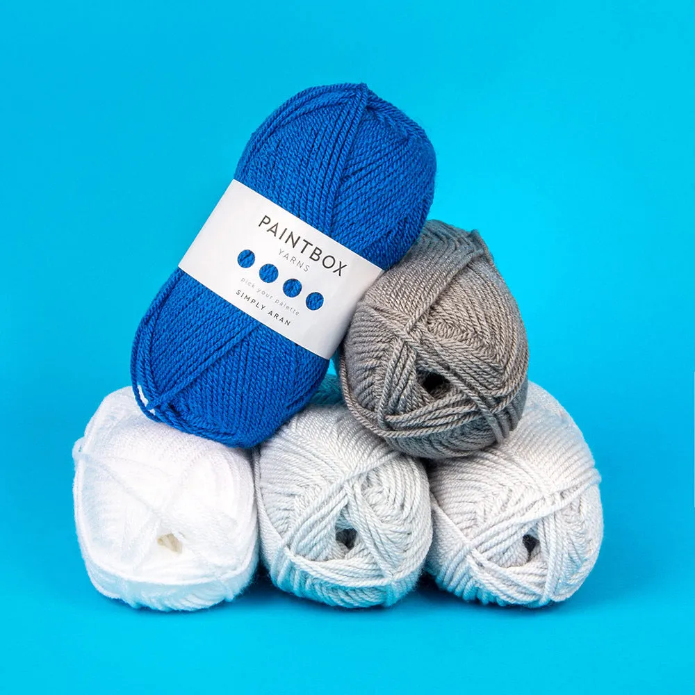 Paintbox Yarns Simply Aran Wolle 100g Paper White Acryl