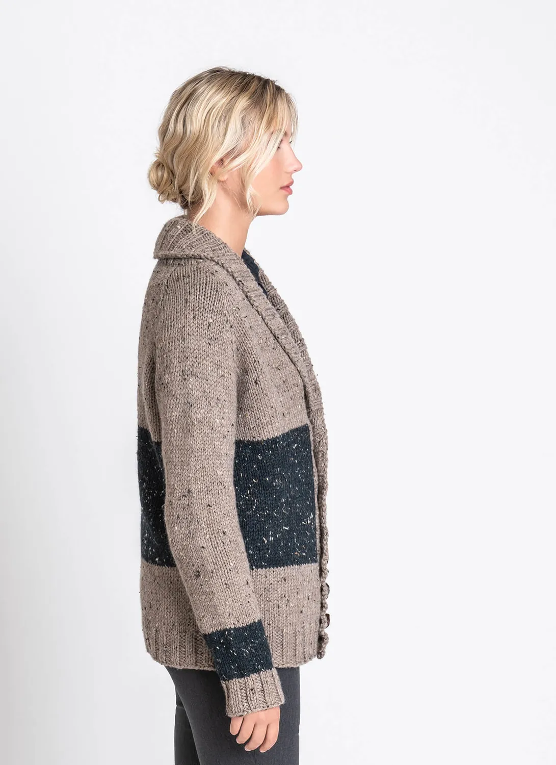 Blue Sky Fibers Classic Series Salt Lake Cardigan Strickanleitung Unisex