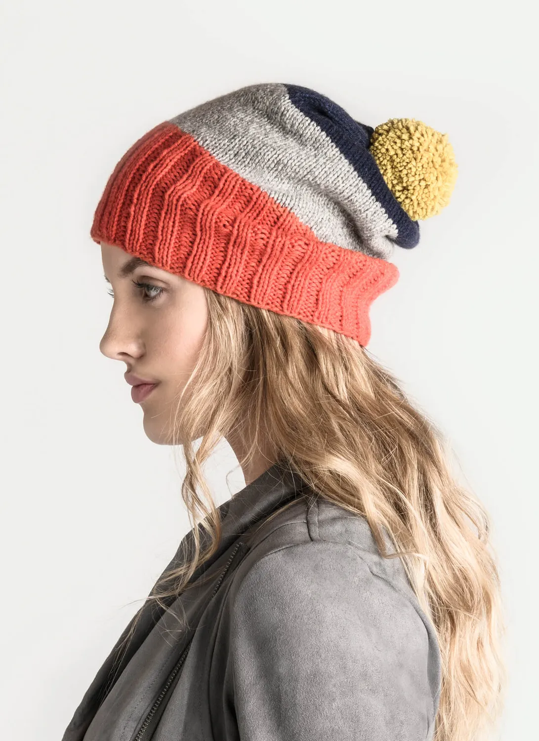 Blue Sky Fibers Skyline Slouch Strickanleitung 2 Mützen