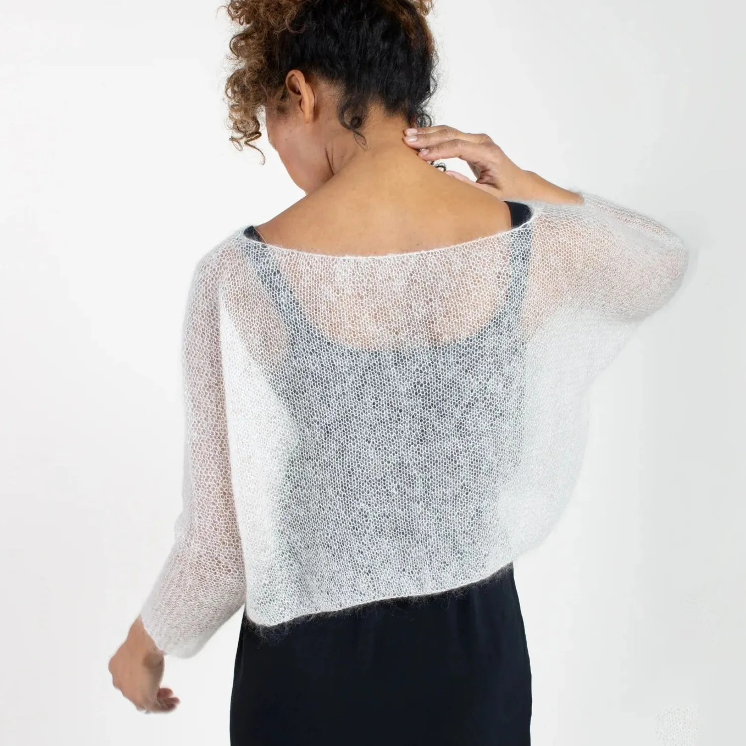 Madelinetosh Allegro Sweater Kit Strickset Texas Tulips S-L