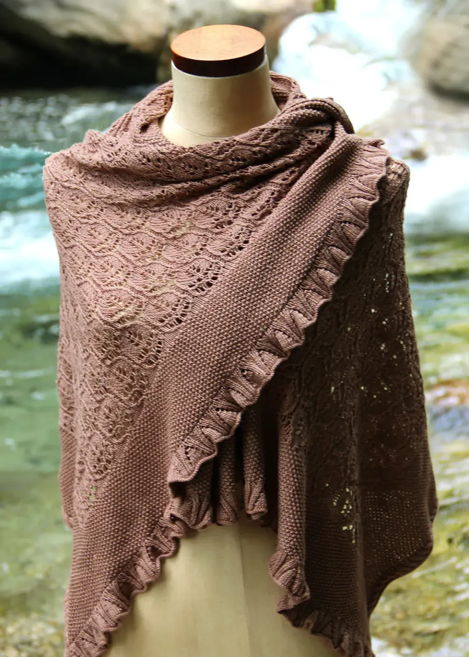 Go Handmade Isabella Wrap Strickanleitung 75x85 cm Tencel