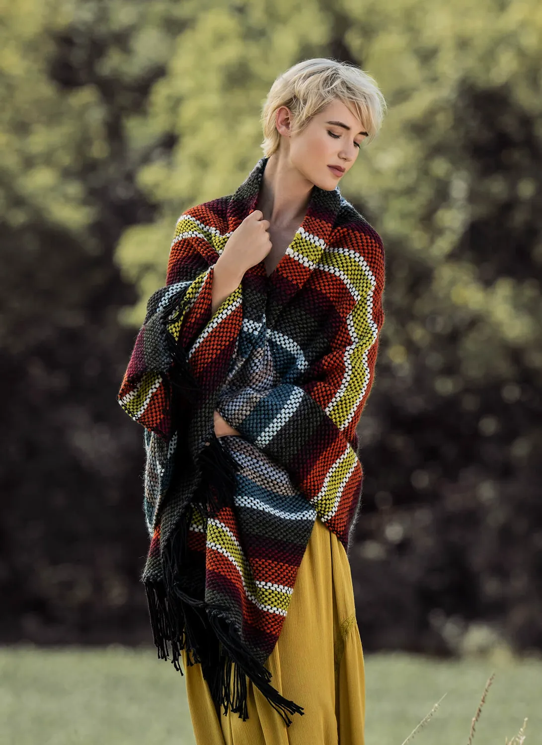 Blue Sky Fibers Bellville Throw Strickanleitung Woolstok