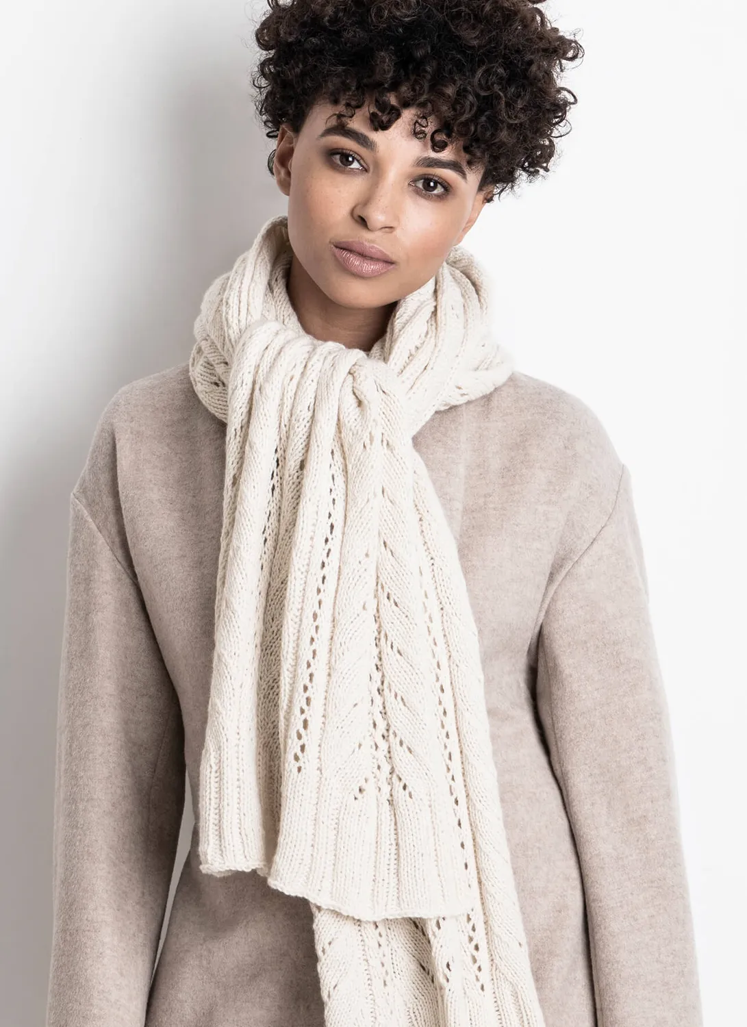 Blue Sky Fibers Classic Nowthen Wrap Strickanleitung Cashmere