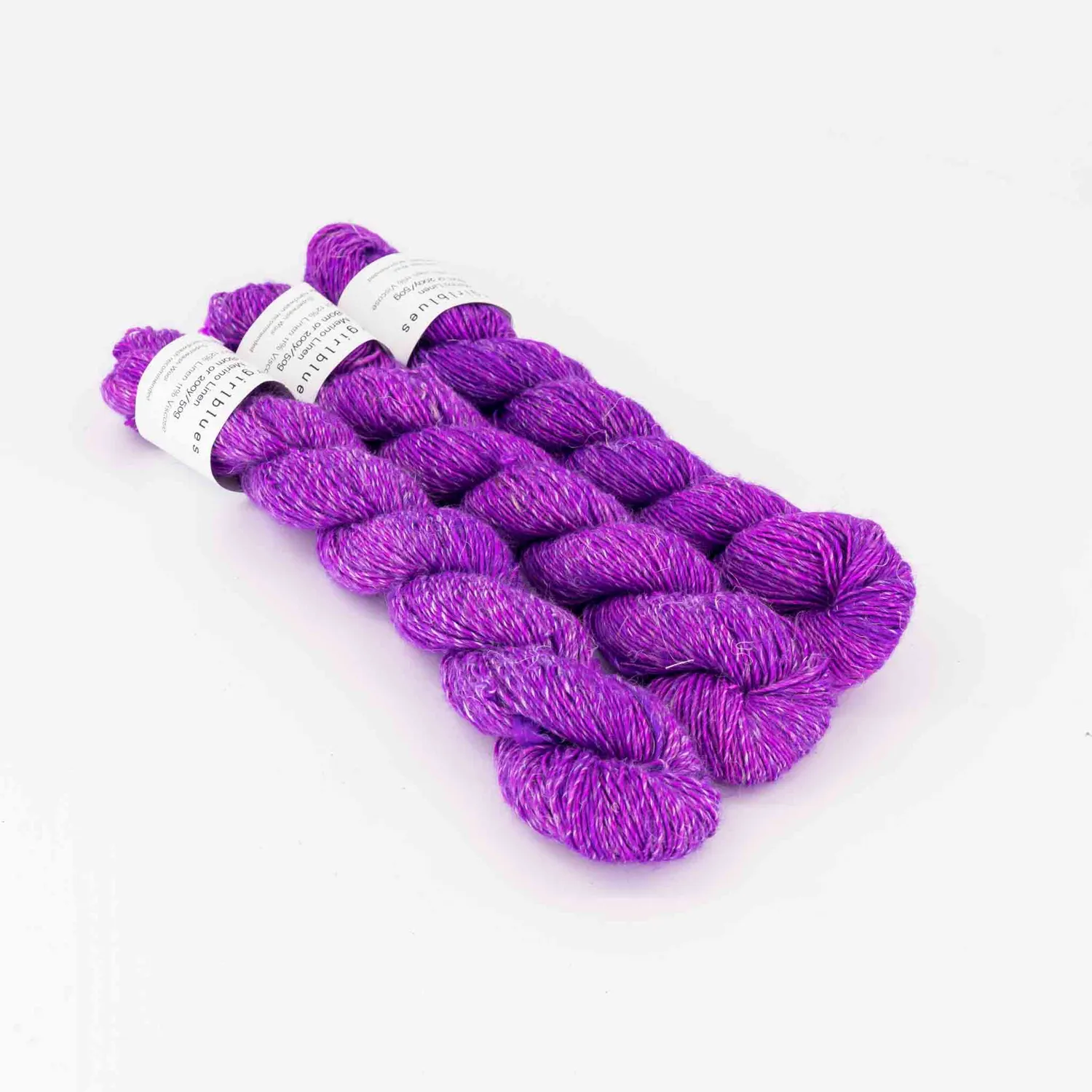 Cowgirlblues Merino Linen African Violet Garn 50g