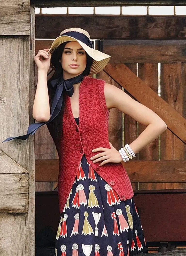 Blue Sky Fibers Classic Idas Vest Strickanleitung Tunika Download