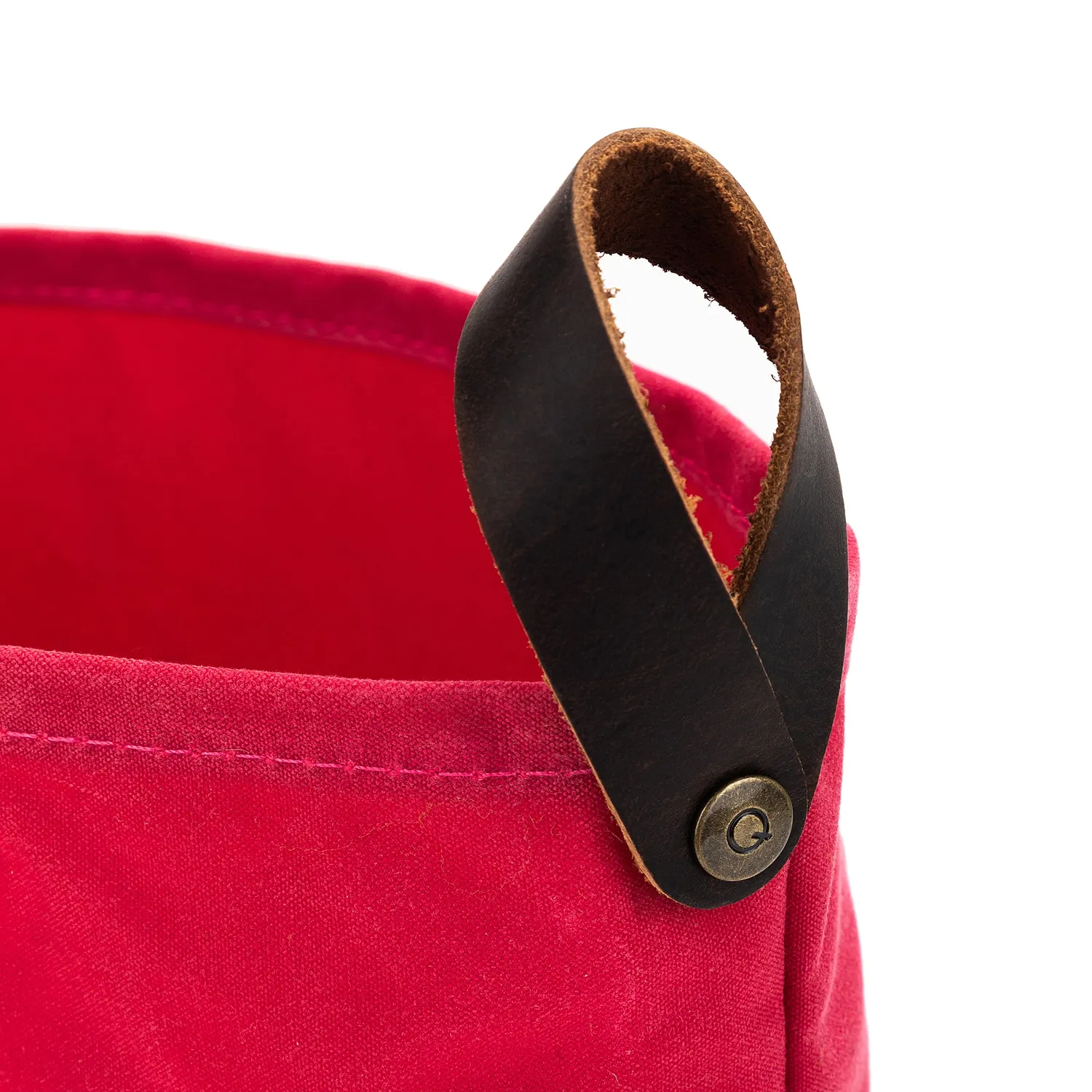 Madelinetosh Maker's Canvas Knit Sacks Tasche Vivid Rose 2er-Set