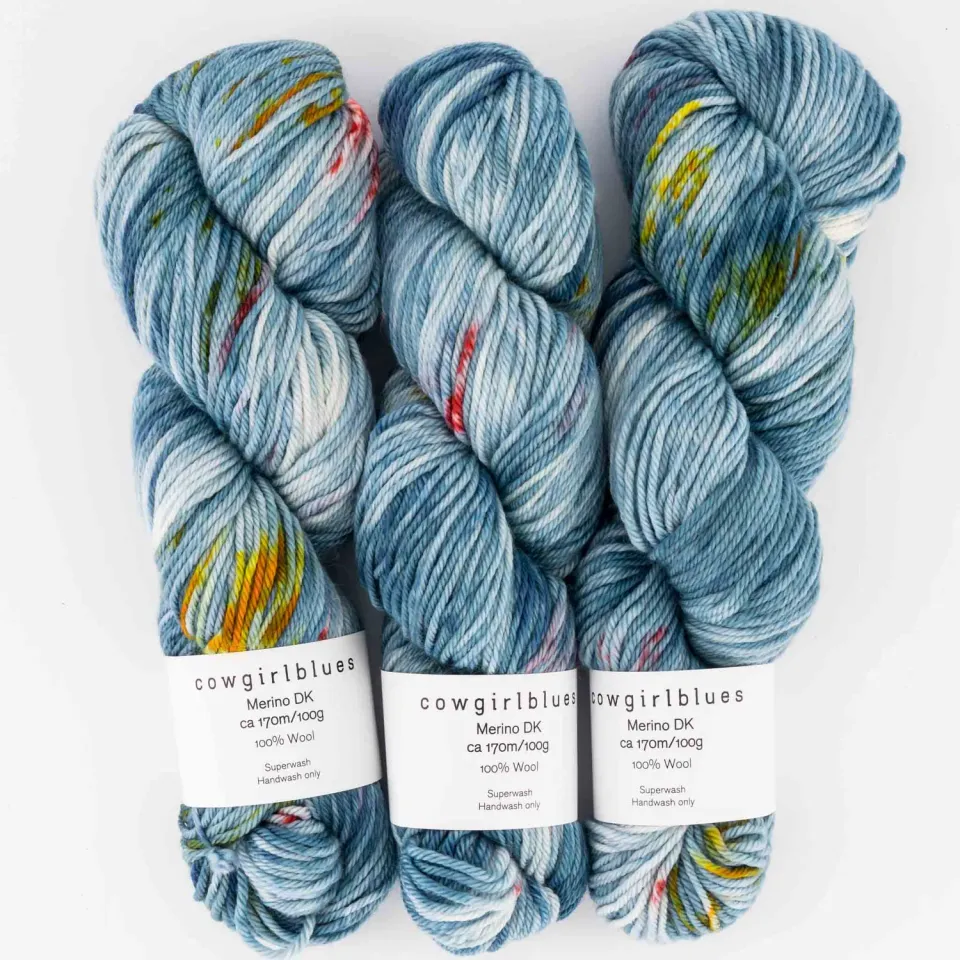 Cowgirlblues Merino DK Cher Wolle 100g handgefärbt